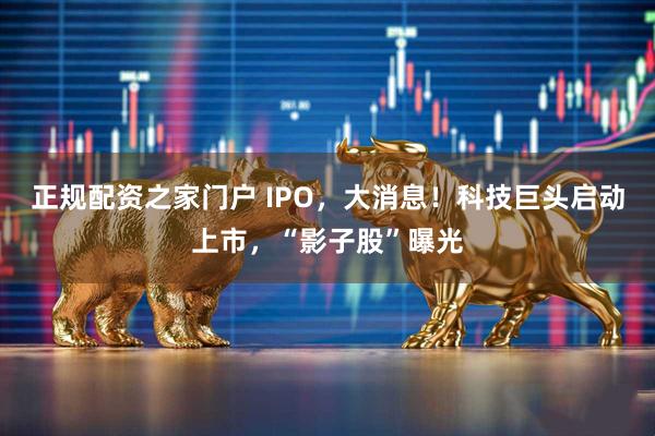 正规配资之家门户 IPO，大消息！科技巨头启动上市，“影子股”曝光