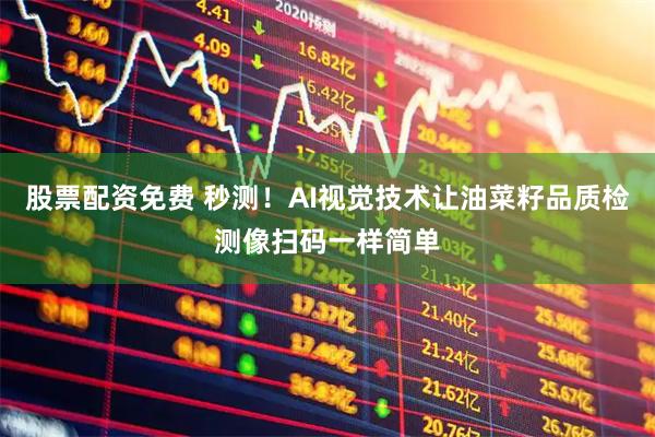 股票配资免费 秒测！AI视觉技术让油菜籽品质检测像扫码一样简单